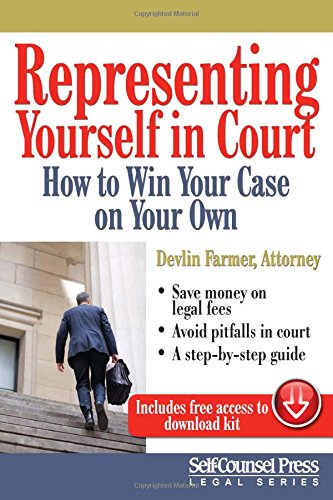 Book Cover Representing Yourself in Court (US): How to Win Your Case on Your Own (Legal Series)