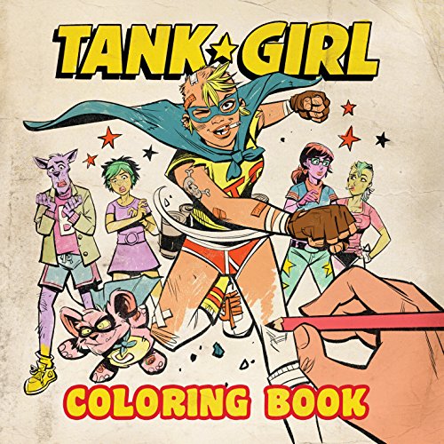 Book Cover Tank Girl Coloring Book