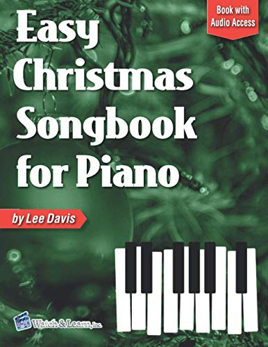 Book Cover Easy Christmas Songbook for Piano: Book with Online Audio Access