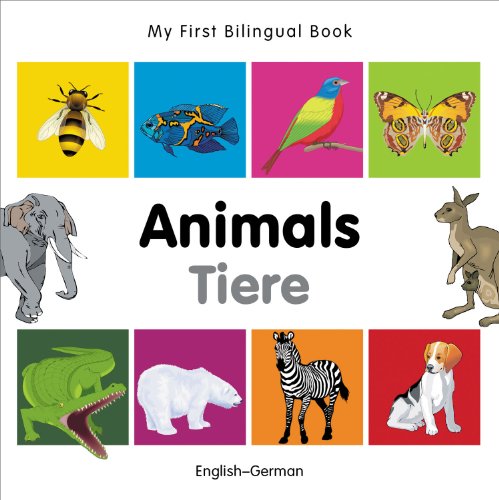 Book Cover My First Bilingual Book–Animals (English–German)