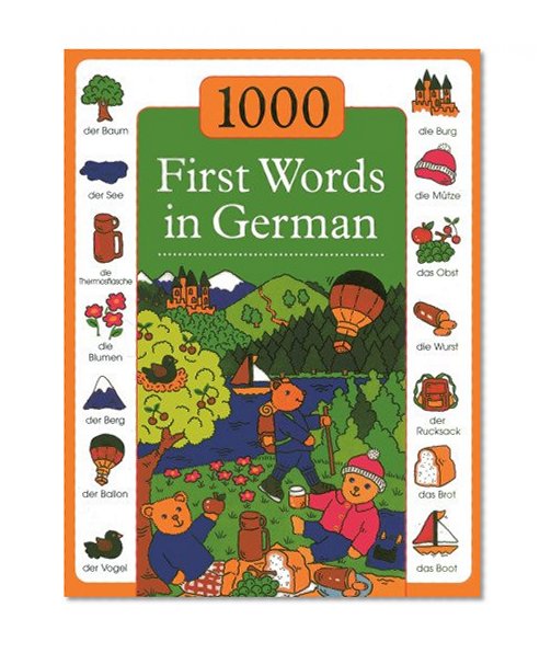 Book Cover 1000 First Words in German