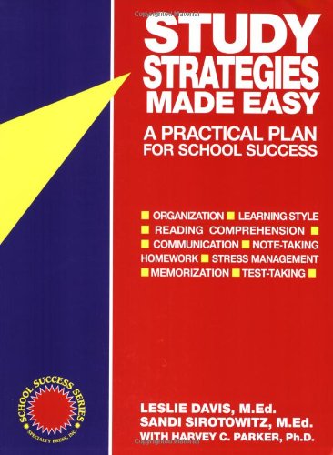 Book Cover Study Strategies Made Easy: A Practical Plan for School Success (School Success Series)