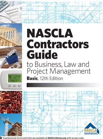 Book Cover NASCLA Contractors Guide to Business, Law and Project Management, BASIC 12th Edition