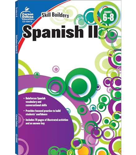 Book Cover Spanish II, Grades 6 - 8 (Skill Builders)