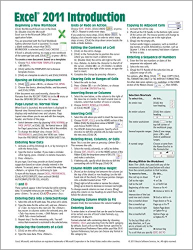 excel for mac cheat sheet