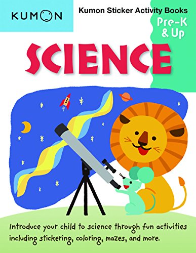 Book Cover Science Sticker Activity Book (Kumon Sticker Activity)
