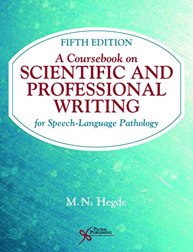 Book Cover Coursebook on Scientific and Professional Writing for Speech-Language Pathology