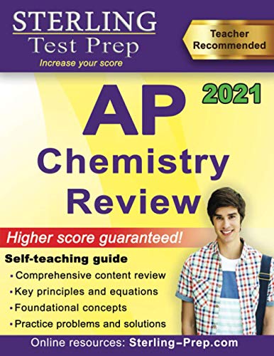 Book Cover Sterling Test Prep AP Chemistry Review: Complete Content Review