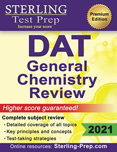 Book Cover Sterling Test Prep DAT General Chemistry Review: Complete Subject Review