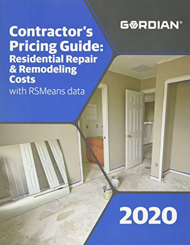 Book Cover Contractor's Pricing Guide: Residential Repair & Remodeling Costs With Rsmeans Data 2020