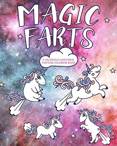 Book Cover Magic Farts: A Hilarious Unicorn Coloring Book for Kids