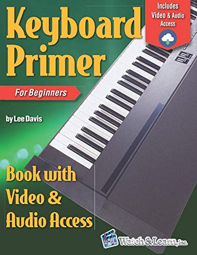 Book Cover Keyboard Primer Book for Beginners with Video & Audio Access