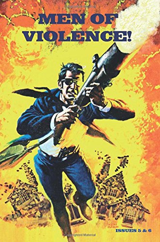 Book Cover Men of Violence issues 5 and 6: The fanzine of men's adventure paperbacks (Men of Violence fanzine)
