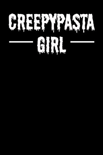 Book Cover Creepypasta Girl: Blank Lined Journal