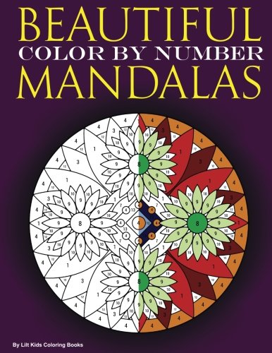 Book Cover Beautiful Color by Number Mandalas