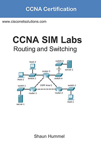 Book Cover CCNA SIM Labs: 100-105, 200-105, 200-125