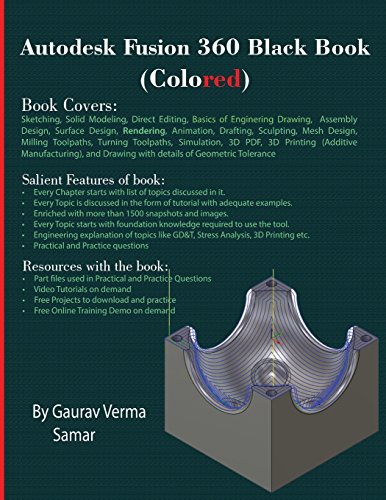 Book Cover Autodesk Fusion 360 Black Book (Colored)