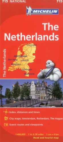 Book Cover Michelin Netherlands Map 715 (Maps/Country (Michelin))