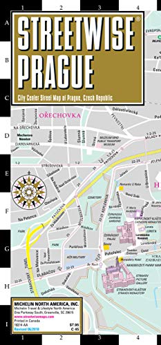 Book Cover Streetwise Prague Map - Laminated City Center Street Map of Prague, Czech-Republic: City Plans (Michelin City Plans)