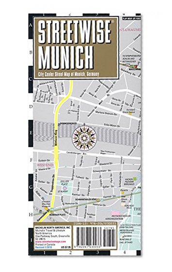 Book Cover Streetwise Munich Map - Laminated City Center Street Map of Munich, Germany (Michelin Streetwise Maps)