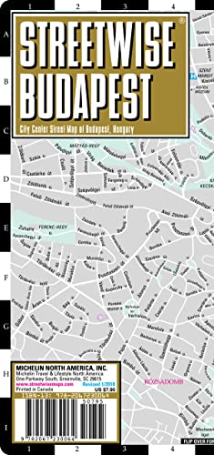 Book Cover Streetwise Budapest Map - Laminated City Center Street Map of Budapest, Hungary (Michelin Streetwise Maps)