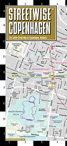 Book Cover Streetwise Copenhagen Map - Laminated City Center Street Map of Copenhagen, Denmark (Michelin Streetwise Maps)