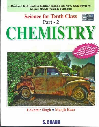 Book Cover Science for Tenth Class (Part- 2) Chemisttry