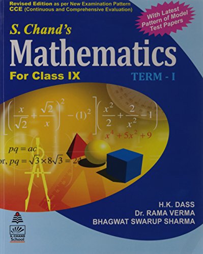 Book Cover Mathematics For Class 9 (Term I)