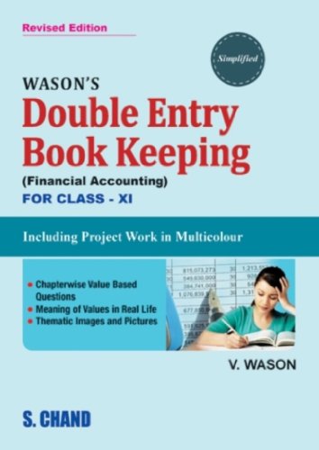 Book Cover WasonÃ¢â‚¬â„¢S Double Entry Book Keeping Book-XI