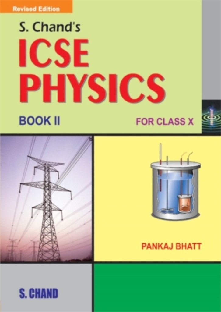 Book Cover S. Chand's ICSE Physics for Class X