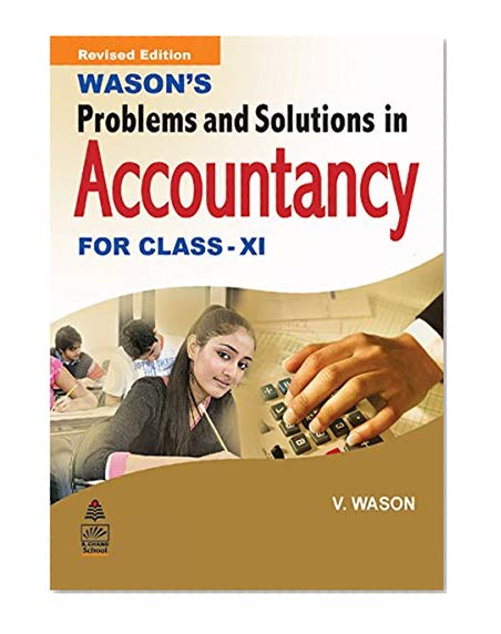Book Cover Problem And Solution In Accountancy XI