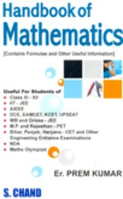 Book Cover Handbook of Mathematics for Classes XI & XII