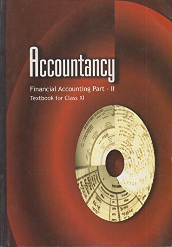 Book Cover Accountancy Financial Accounting Part - 2 for Class - 11