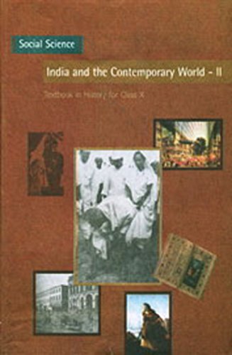 Book Cover India and the Contemporary World - 2 Textbook in History for Class - 10 - 1066