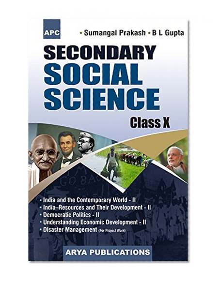 Book Cover Secondary Social Sciences Class - X