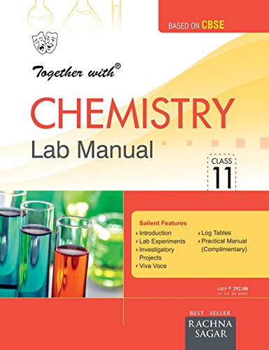 Book Cover Together With Lab Manual Chemistry - 11