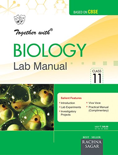 Book Cover Together With Lab Manual Biology - 11