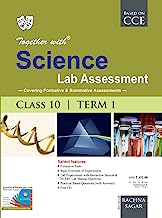 Book Cover Together With Lab Assessment Science - Class-10(Pack of:term 1 + term 2 )