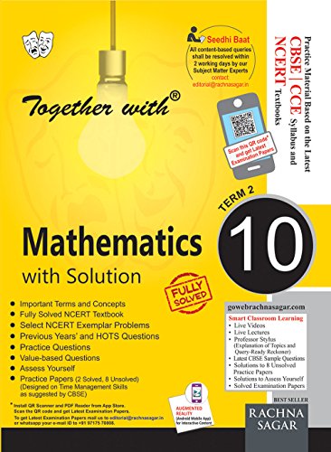 Book Cover Together With Mathematics with Solution Term 2 - 10 (Old Edition)