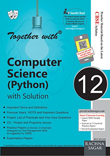 Book Cover Together With Computer Science Python - 12 (Old Edition)