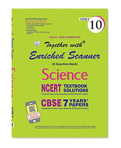 Book Cover Together with Enriched NCERT Scanner Science-10 Term-2