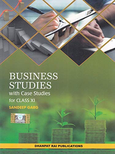 Book Cover Business Studies with Case Studies for Class-XI