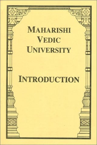 Book Cover Maharishi Vedic University--Introduction