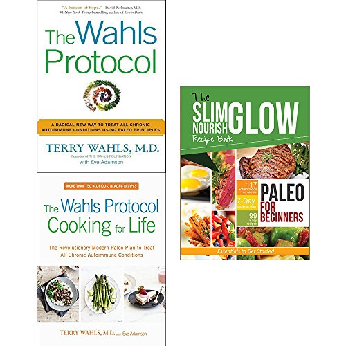 Book Cover Wahls protocol, cooking for life and paleo for beginners essentials to get started 3 books collection set