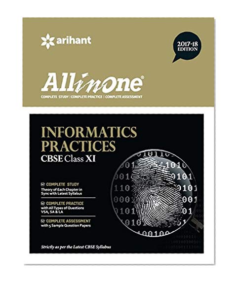 Book Cover All in One INFORMATICS PRACTICES CBSE Class 11th