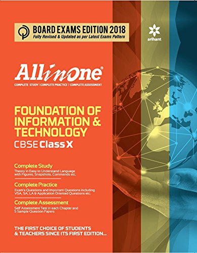 Book Cover All in one Foundation of Information Technology Class 10th