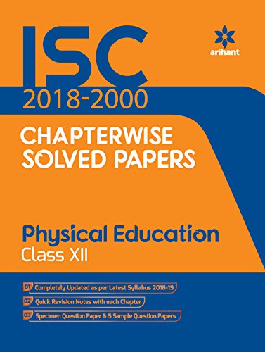 Book Cover Isc Chapterwise Solved Papers Physical Education Class 12Th
