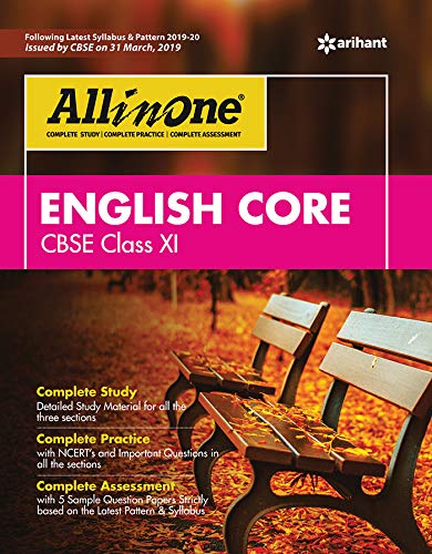 Book Cover All In One English Core CBSE class 11 2019-20