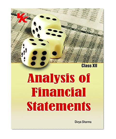 Book Cover Accountancy: Analysis of Financial Statements Class - XII