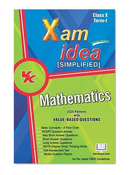 Book Cover Xam Idea Simplified Mathematics Term - I Class 10th